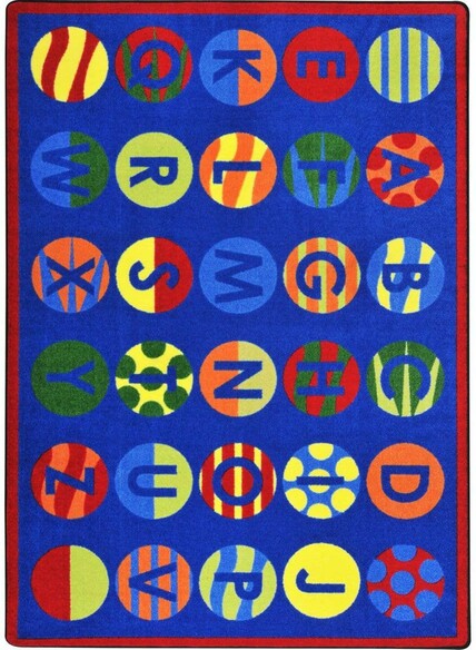 Joy Carpets Kid Essentials Alphabet Patterns Multi
